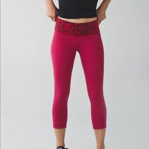 Lululemon Wunder Under Crop III *Reversible